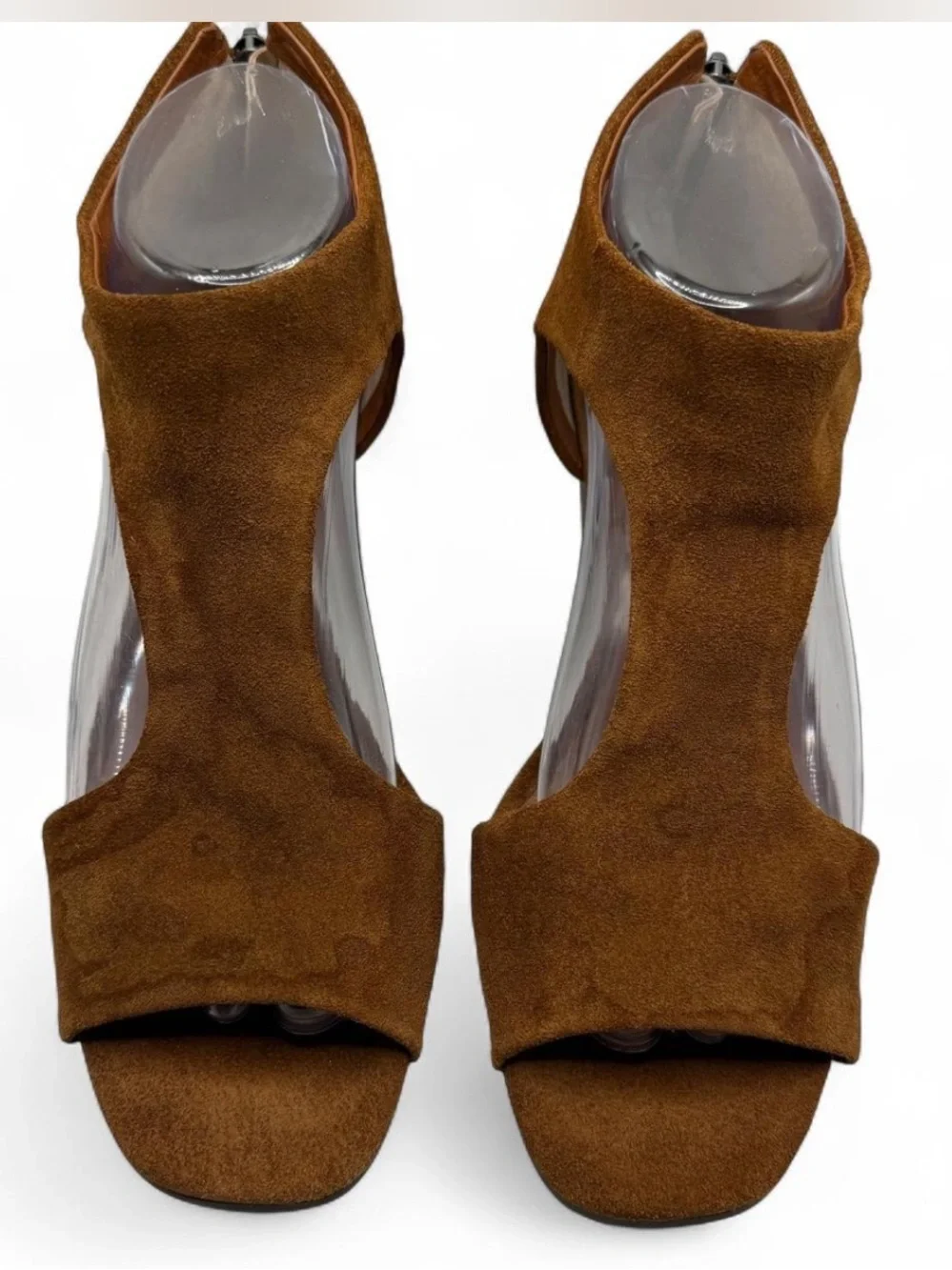 Lucky Brand Women's Wedge Brown Suede Sandal
